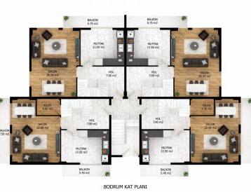 KAT PLANLARI Vurallar İnşaat