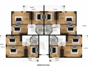 KAT PLANLARI Vurallar İnşaat