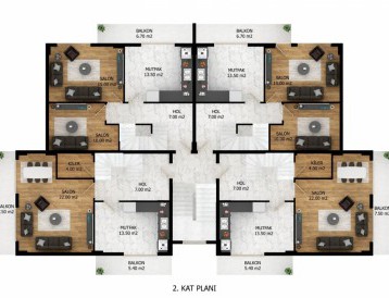 KAT PLANLARI Vurallar İnşaat